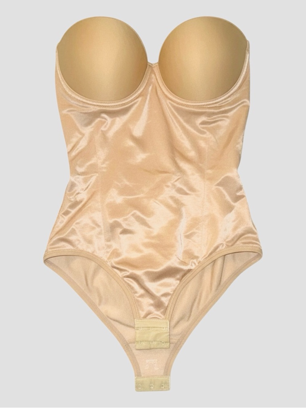 delicates Strapless Shapewear Bodysuit in Nude Beige